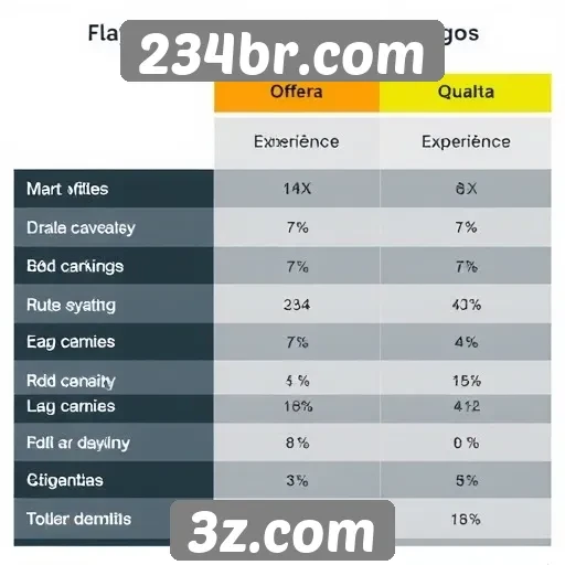 Comparação entre 234br.com e outros sites de jogos